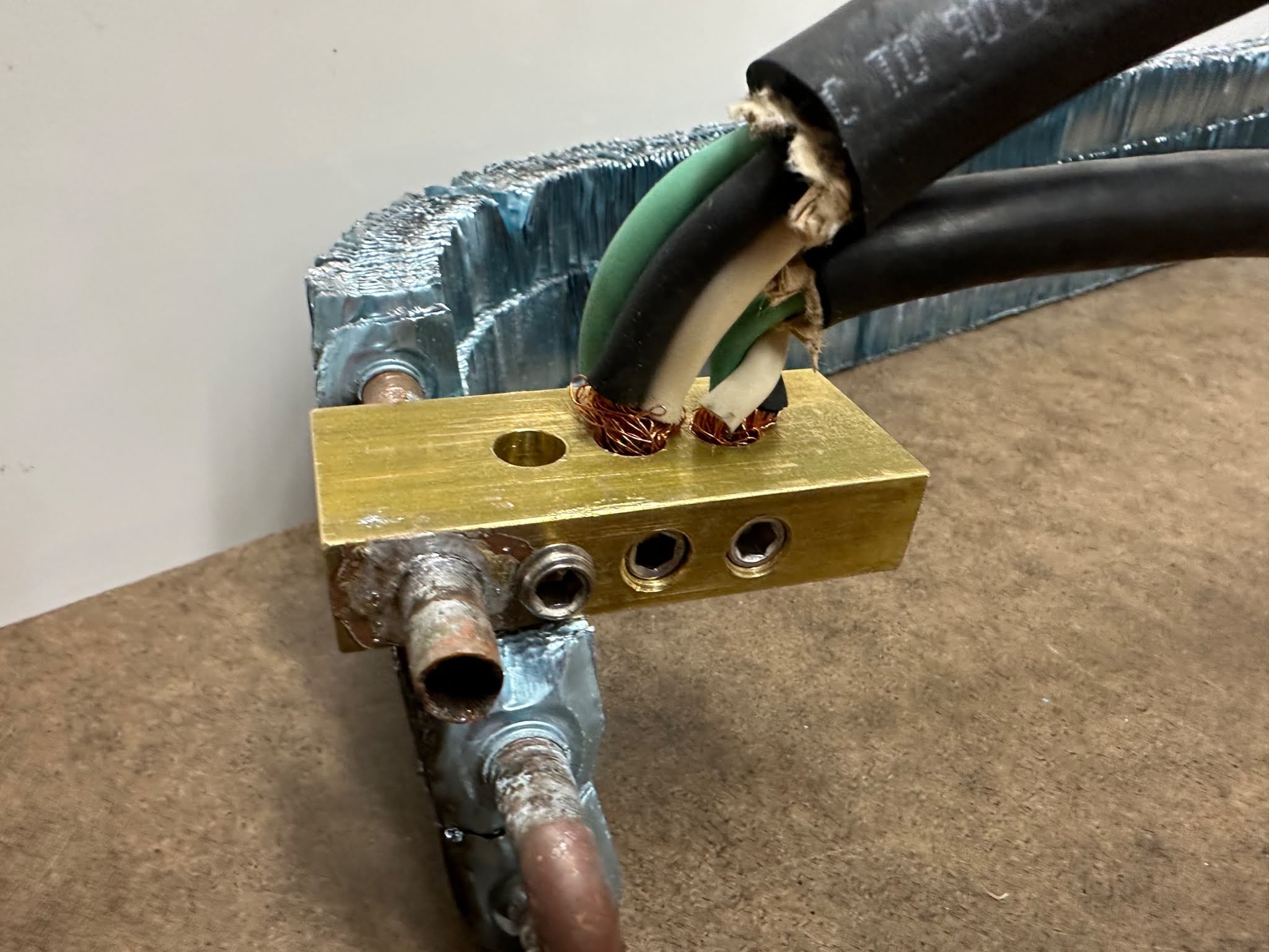 Three Coil Brass Bar Prototype