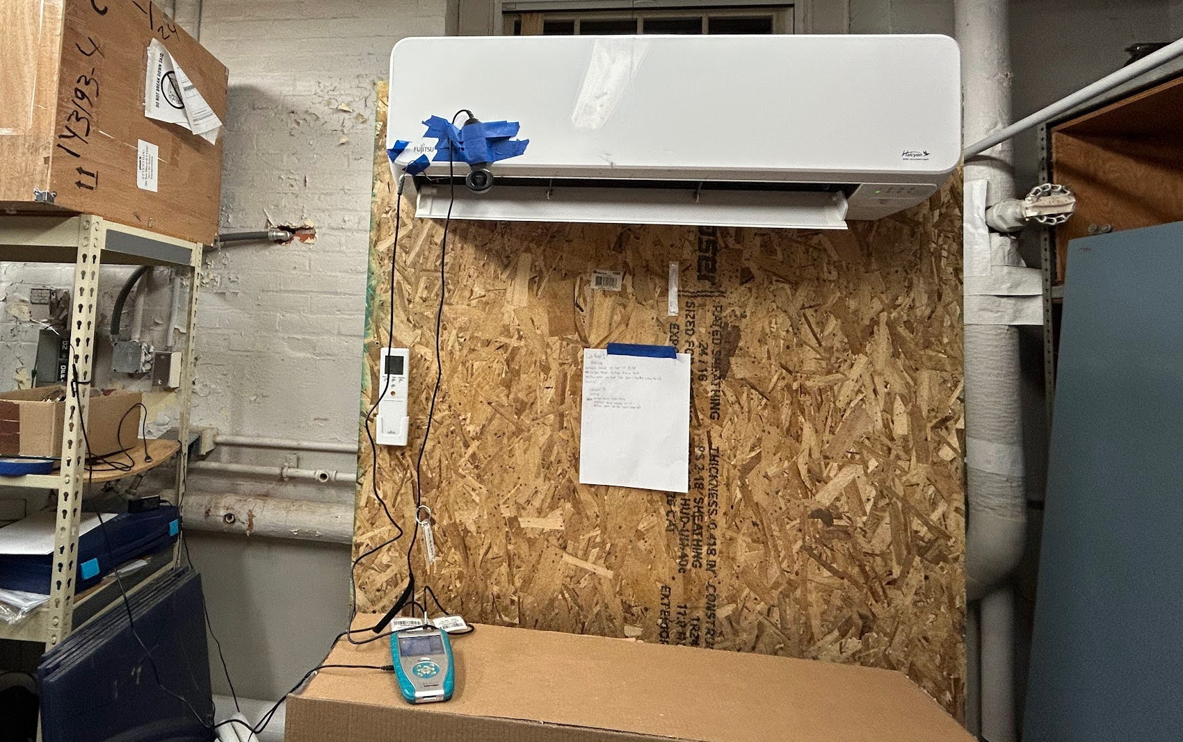 Indoor ASHP Installation